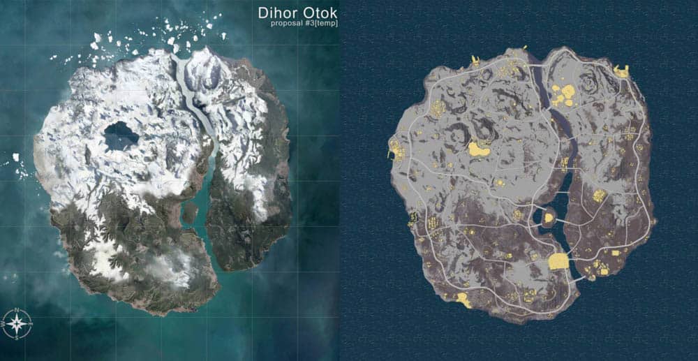 PUBG snow Map