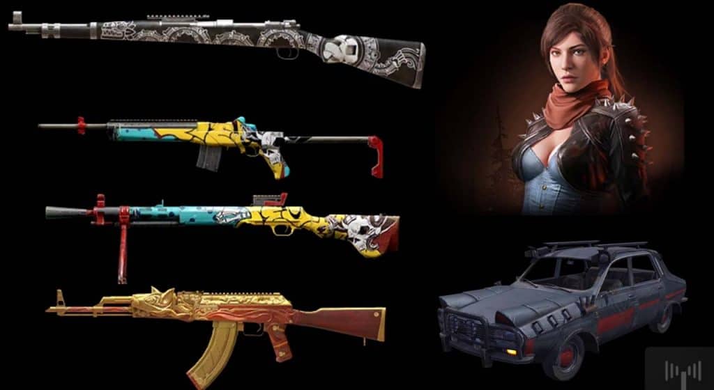 PUBG mobile season 5 skins