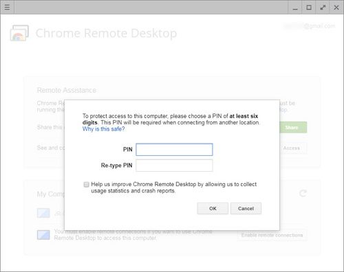 chrome remote desktop