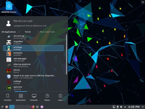 Parrot 4.6 Linux