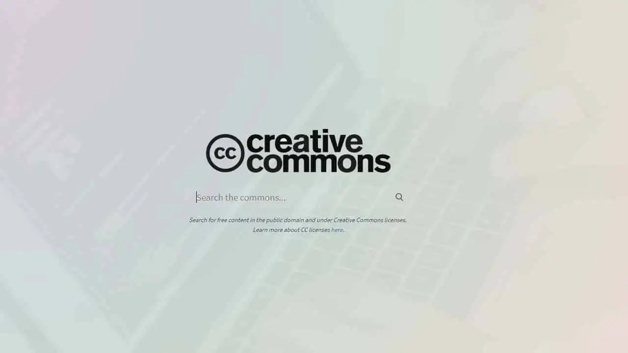 creative common seearch engine
