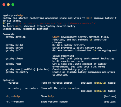 gatsby javascript framework