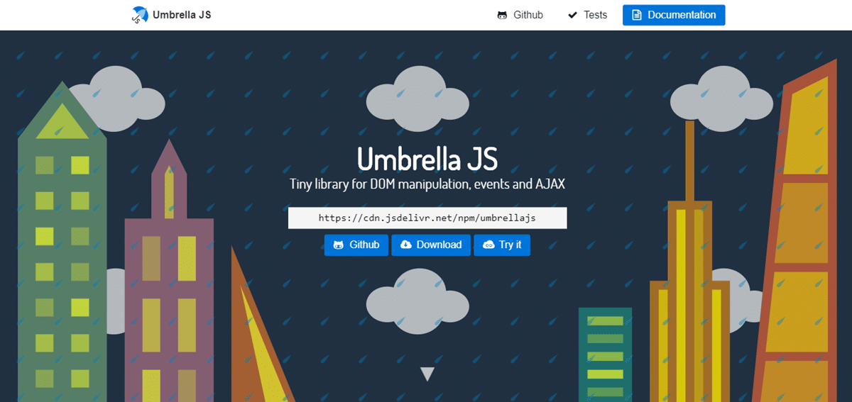 Umbrella JS JQuery Alternatives