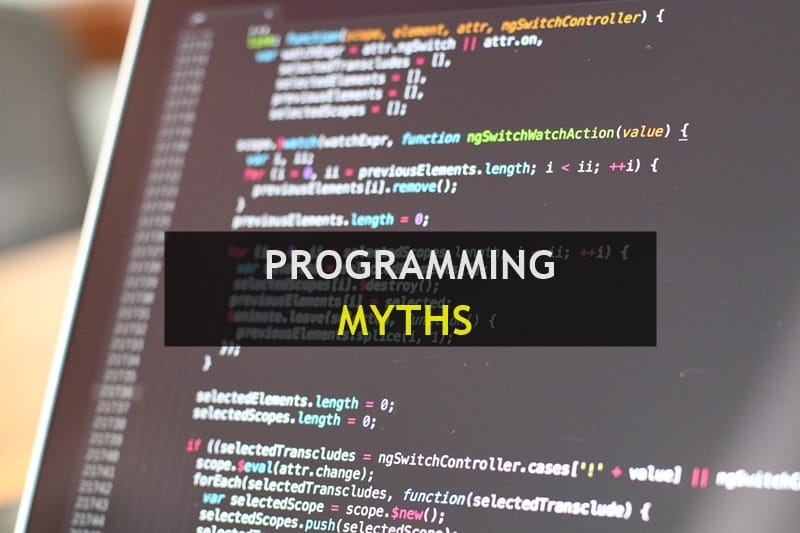 mitos sobre la programación