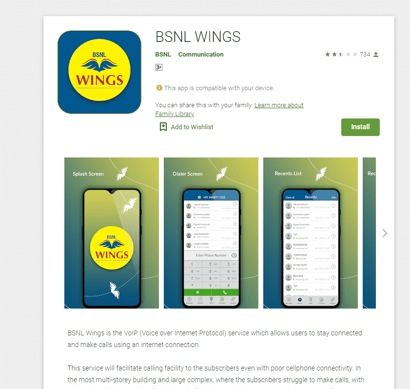 BSNL app