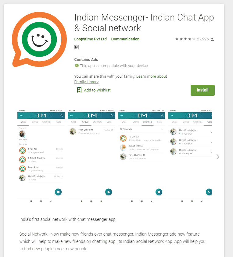 Indian Messenger