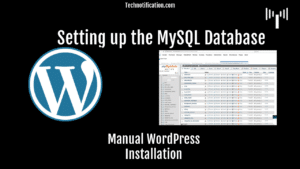 Manually Installation WordPress