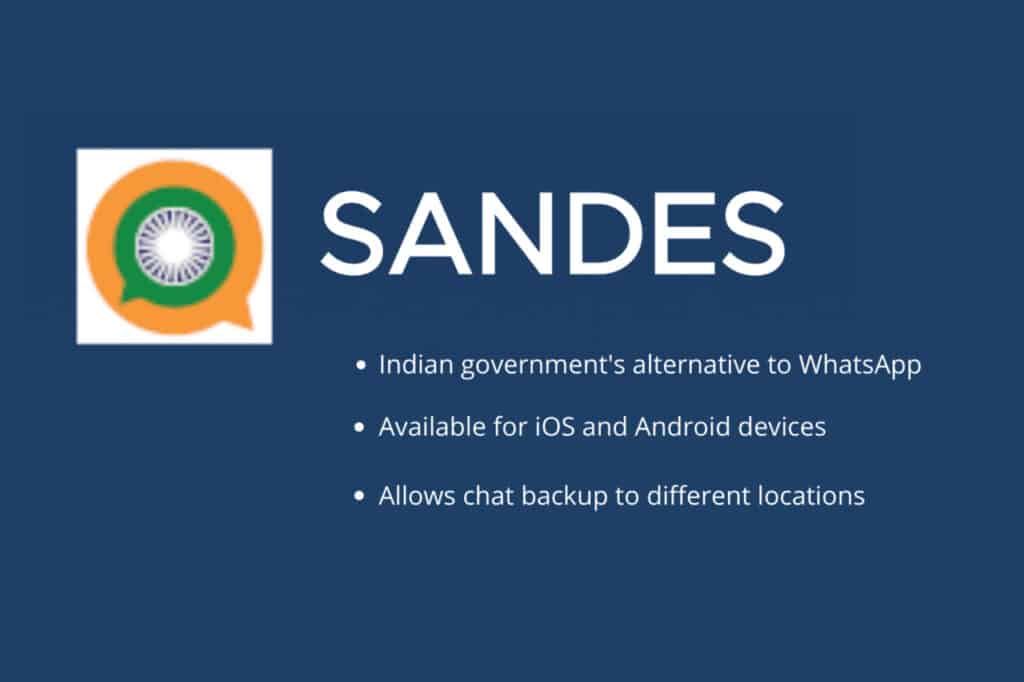 sandes indian governments alte