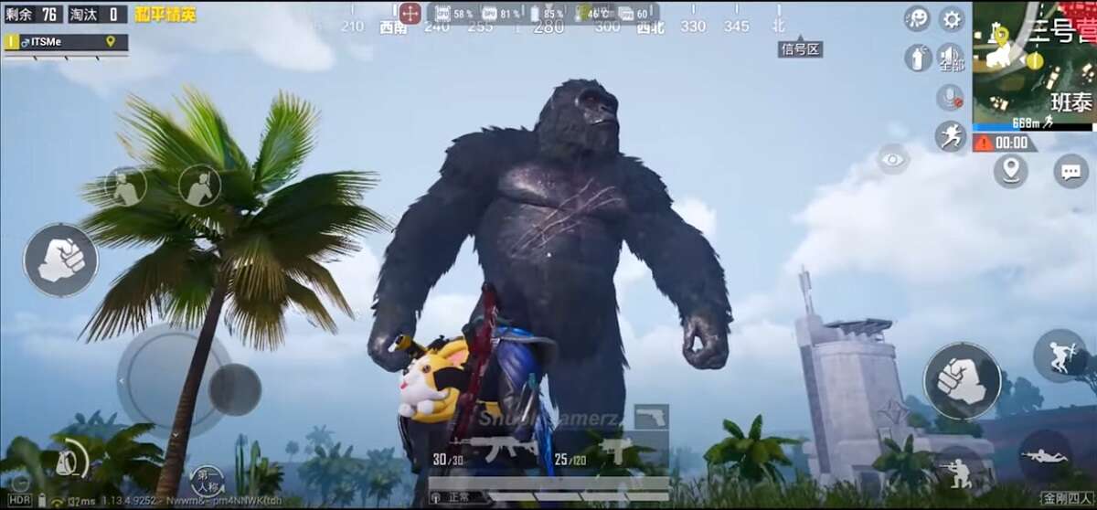 Godzilla vs kong pubg PUBG Mobile