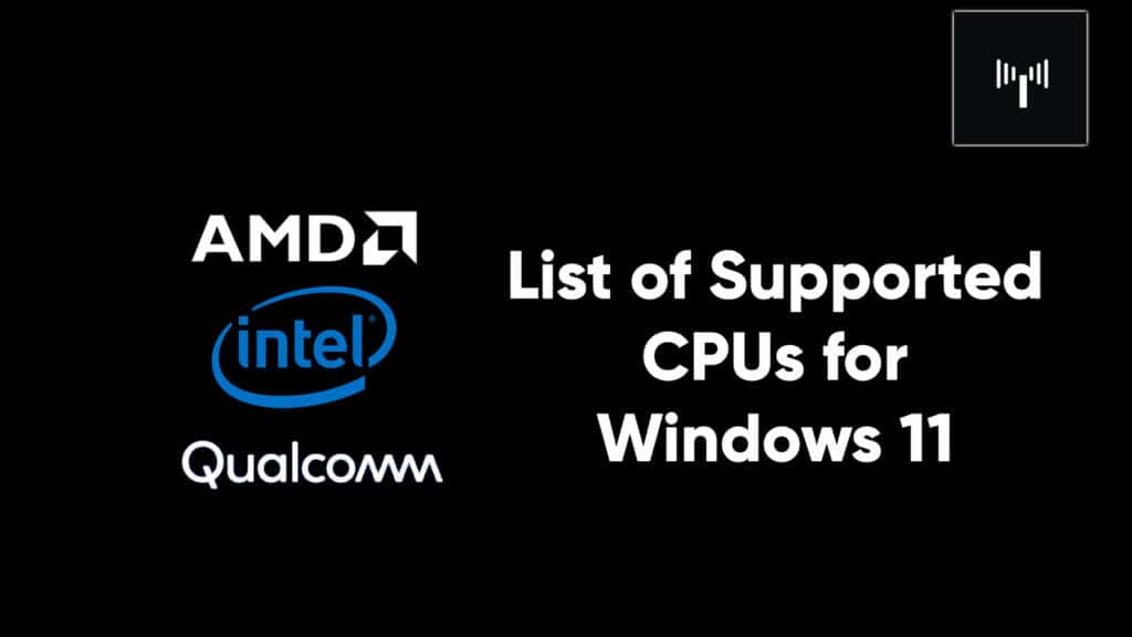 list of cpu