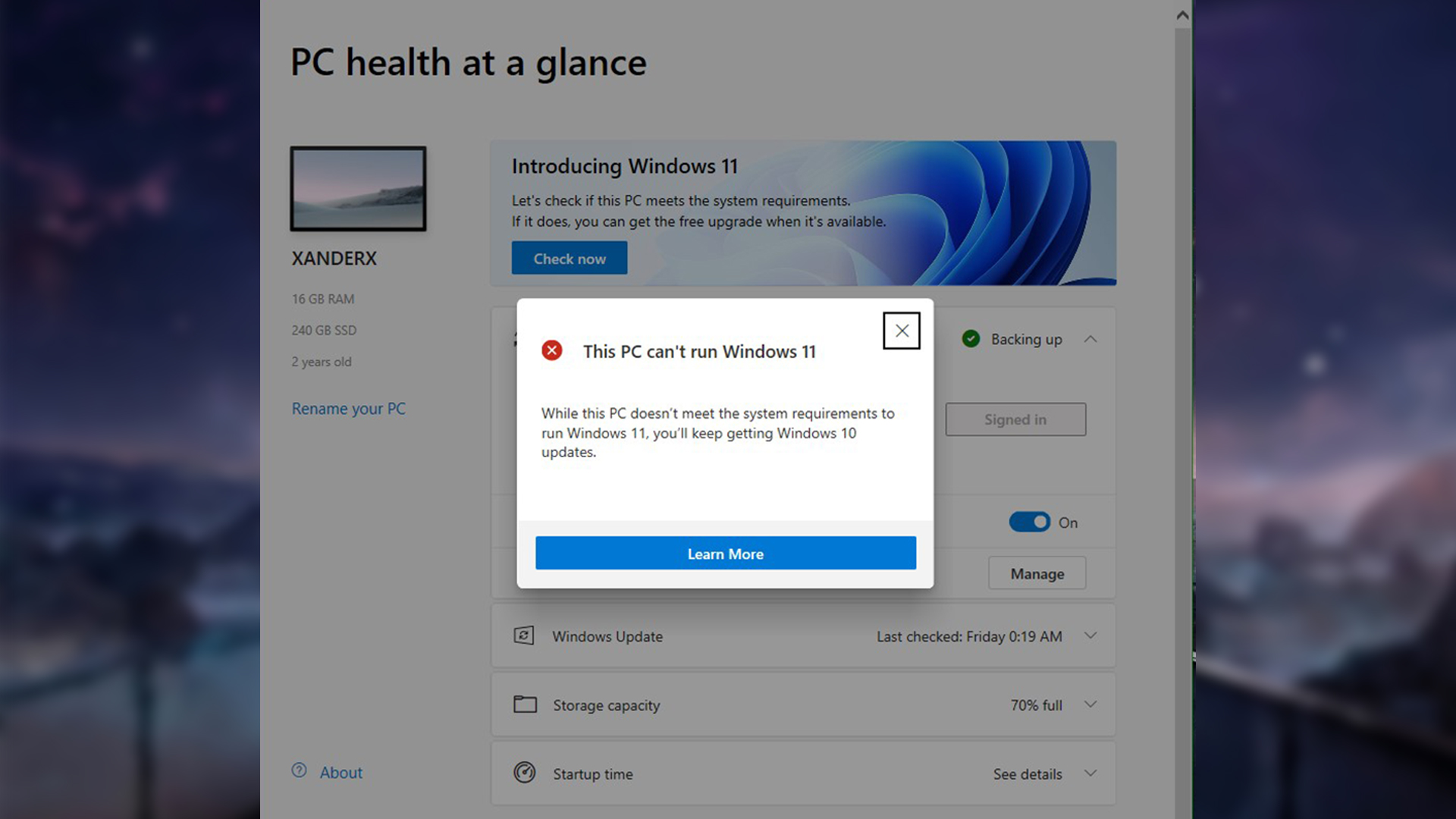 windows pc health check windows 11 download