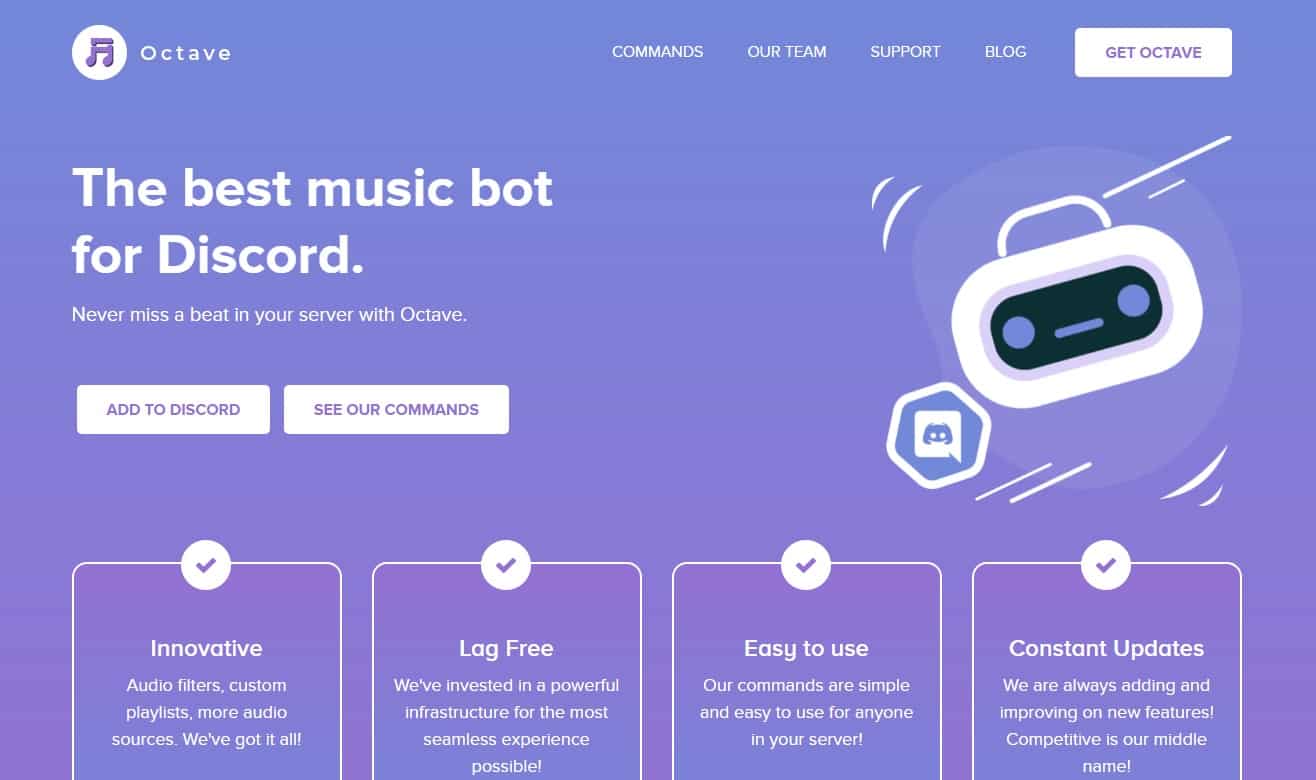 octave top discord music bots