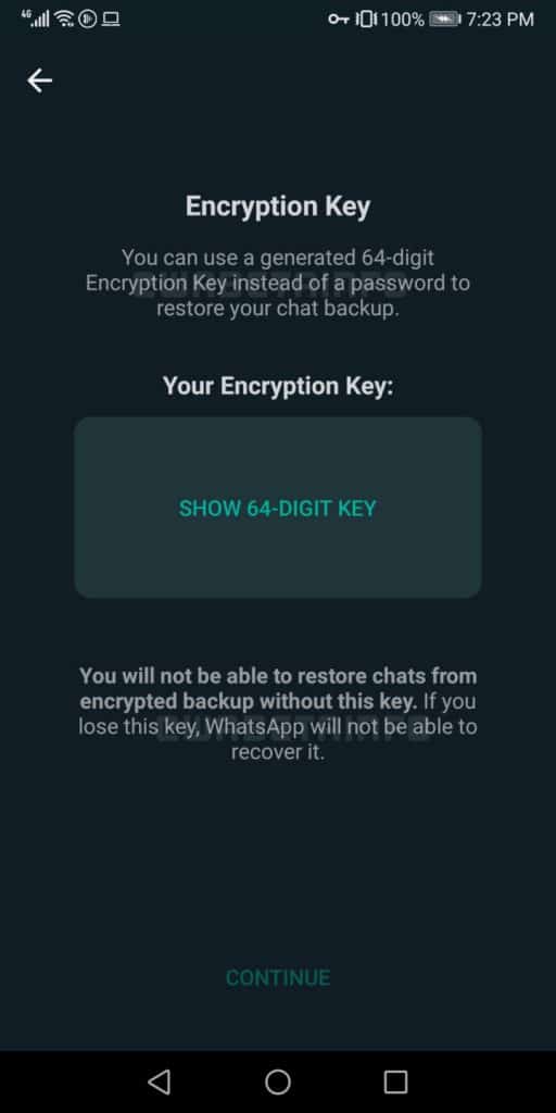WhatsApp Update  Testing feature to keep Data safe - 75