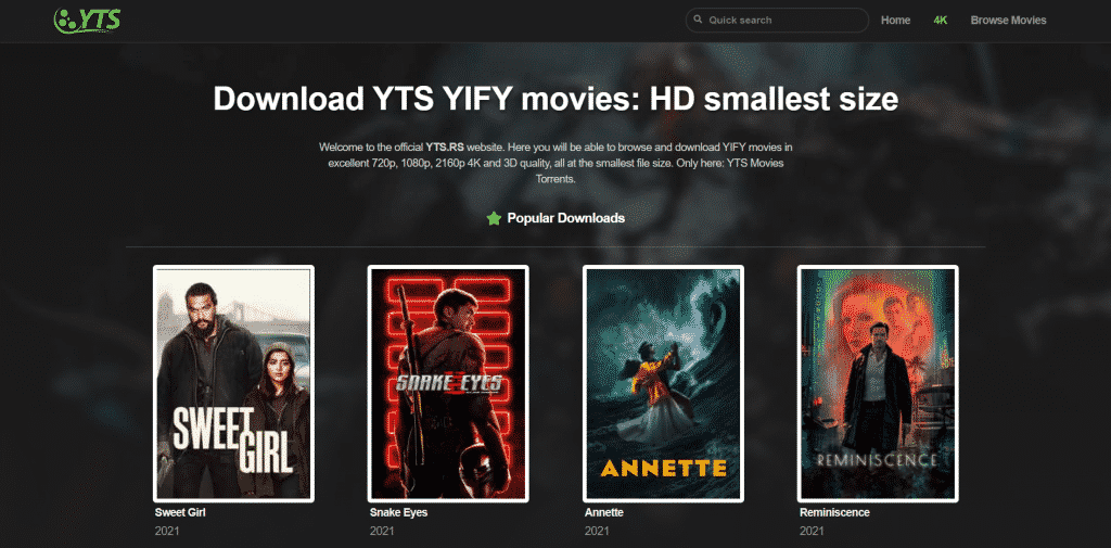 Οι καλύτεροι ιστότοποι Torrent για λήψη ταινιών