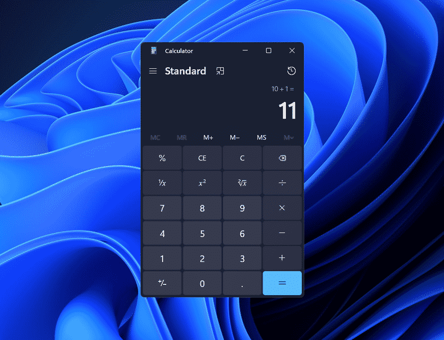 Windows 11 Calculator