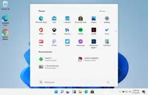 windows 11 start menu