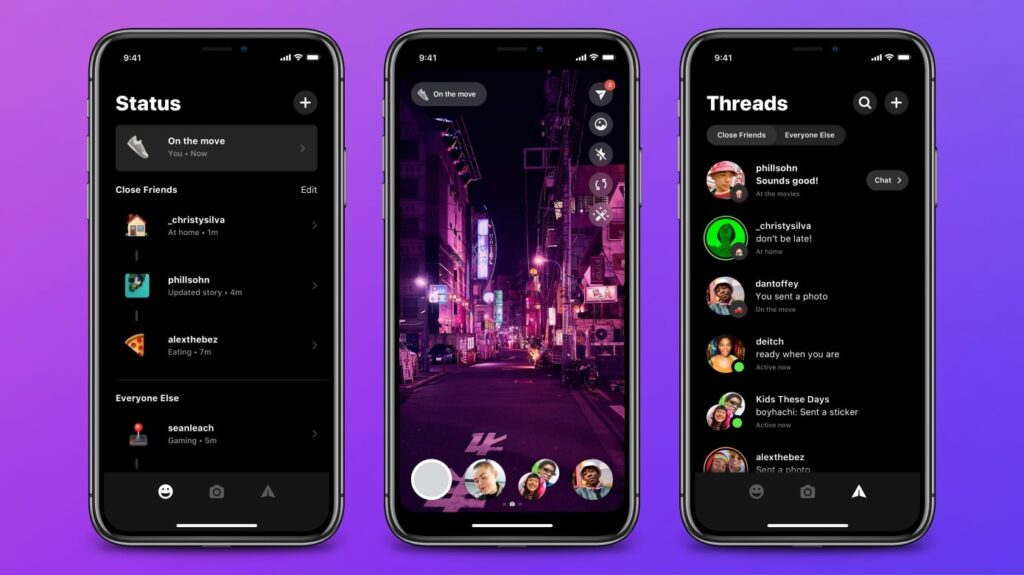 Status Tab Purple