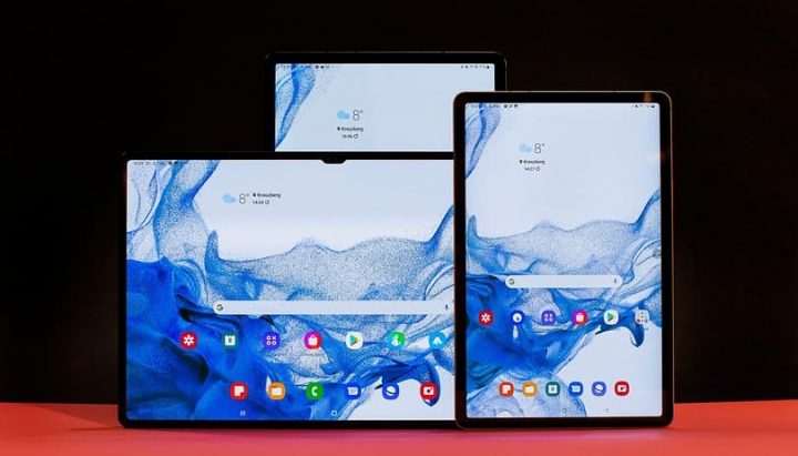 The Galaxy Tab S8 The Galaxy Tab S8 Ultra