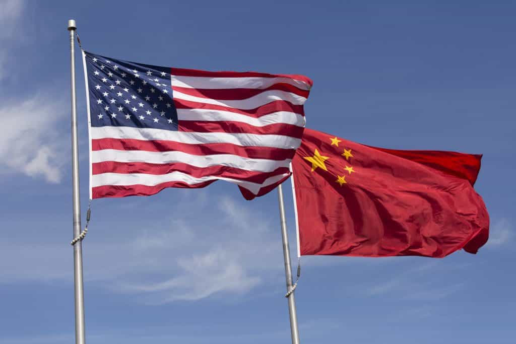 getty us china flags