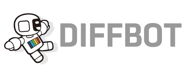 Diffbot logo white