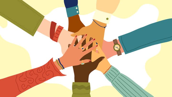 bigstock Hands Of Diverse Group Of Peop e