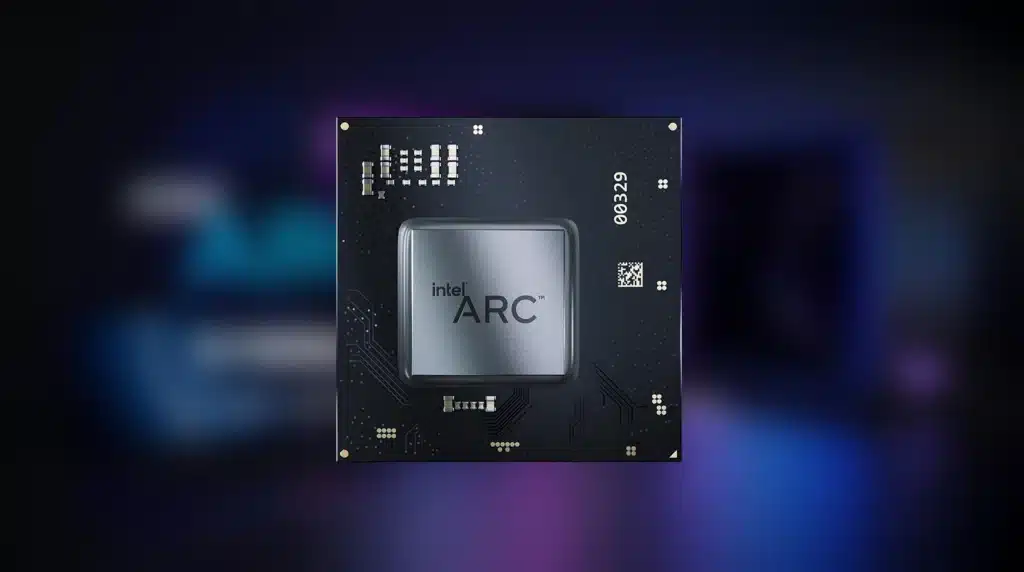 intel arc chip render