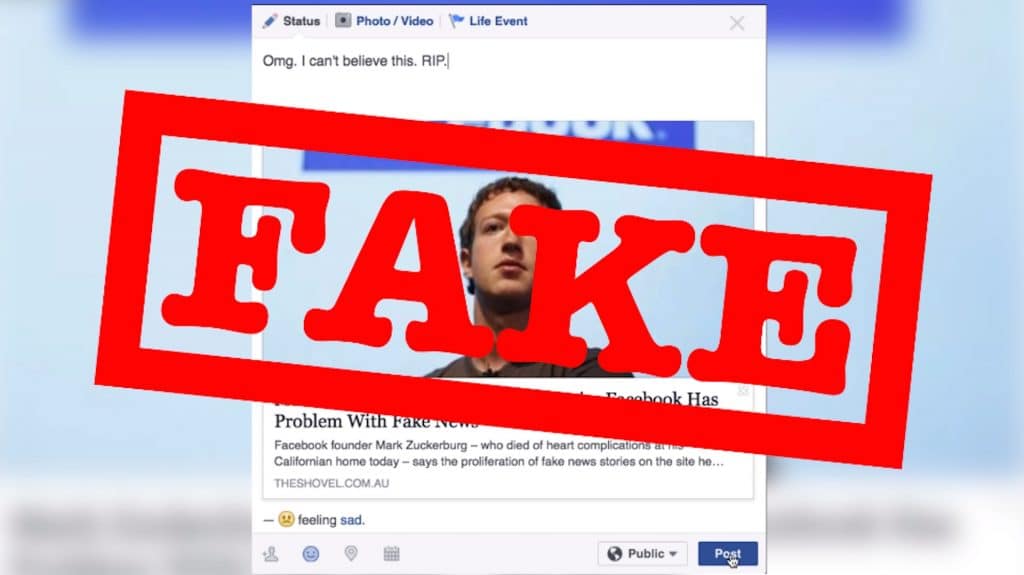  Facebook Fake News 
