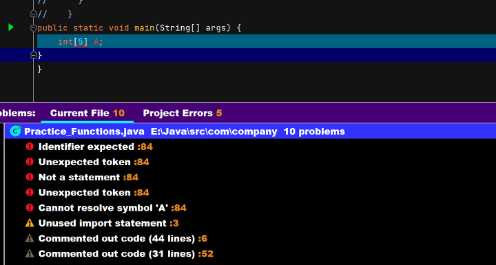 Arrays in Java