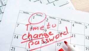 calendar change password