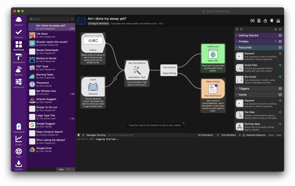 workflow canvas