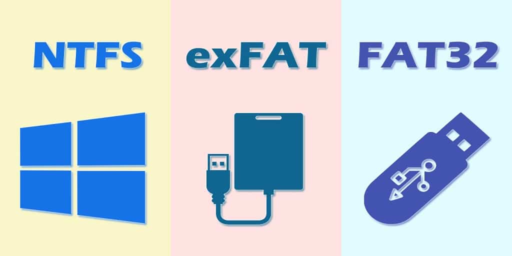 NTFS and FAT32