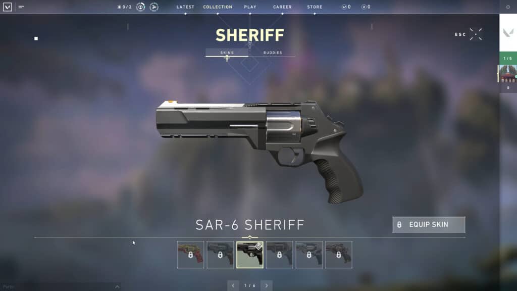 Sheriff (Sidearm) valorant Guns