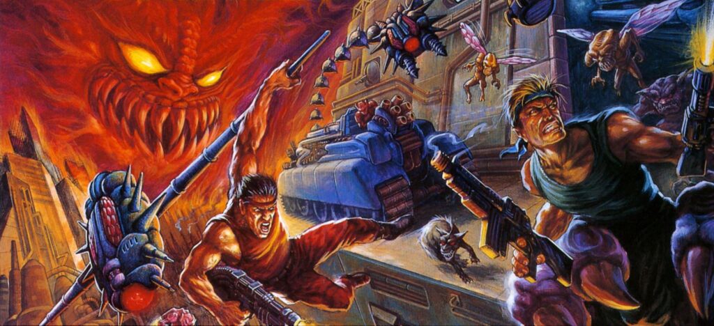 Contra The Alien Wars SNES Cover