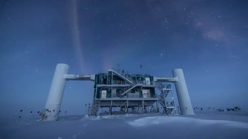 IceCube Neutrino Observatory scaled